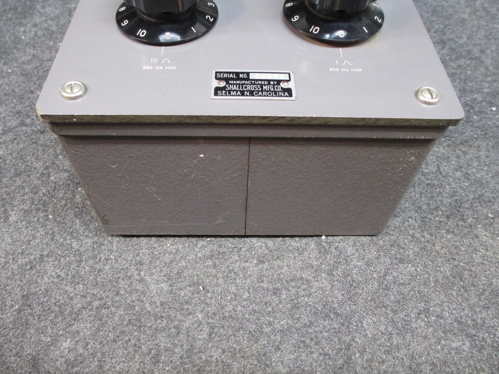 Shallcross 825 4-Dial Decade Resistance Calibrator Box