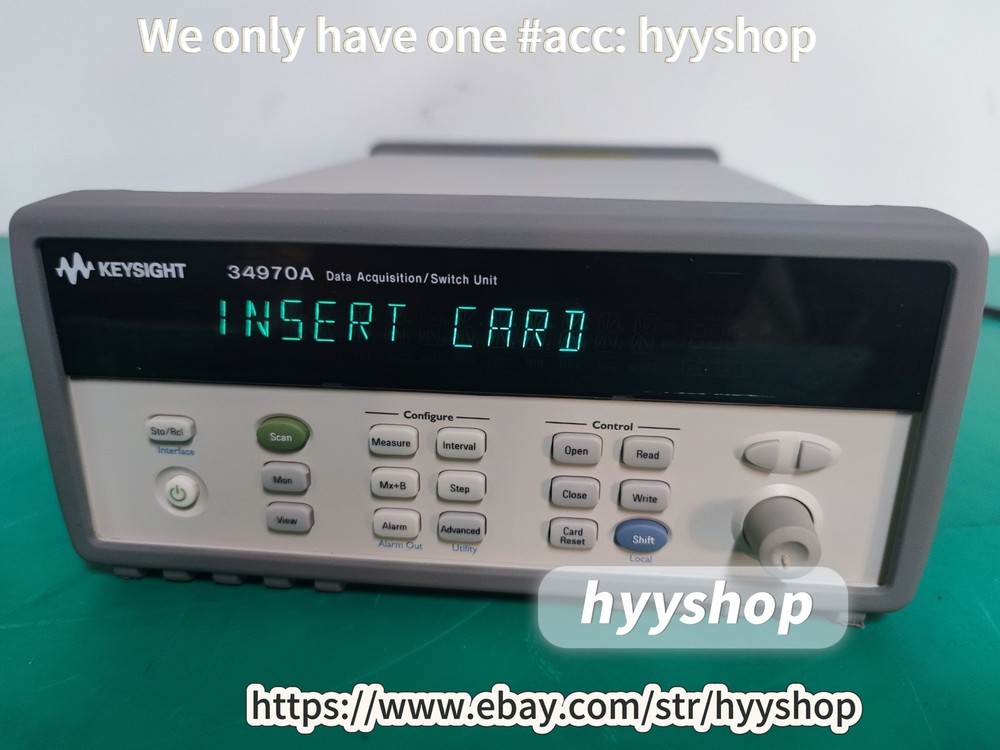 1pcs KEYSIGHT 34970A Data Collector /hyy