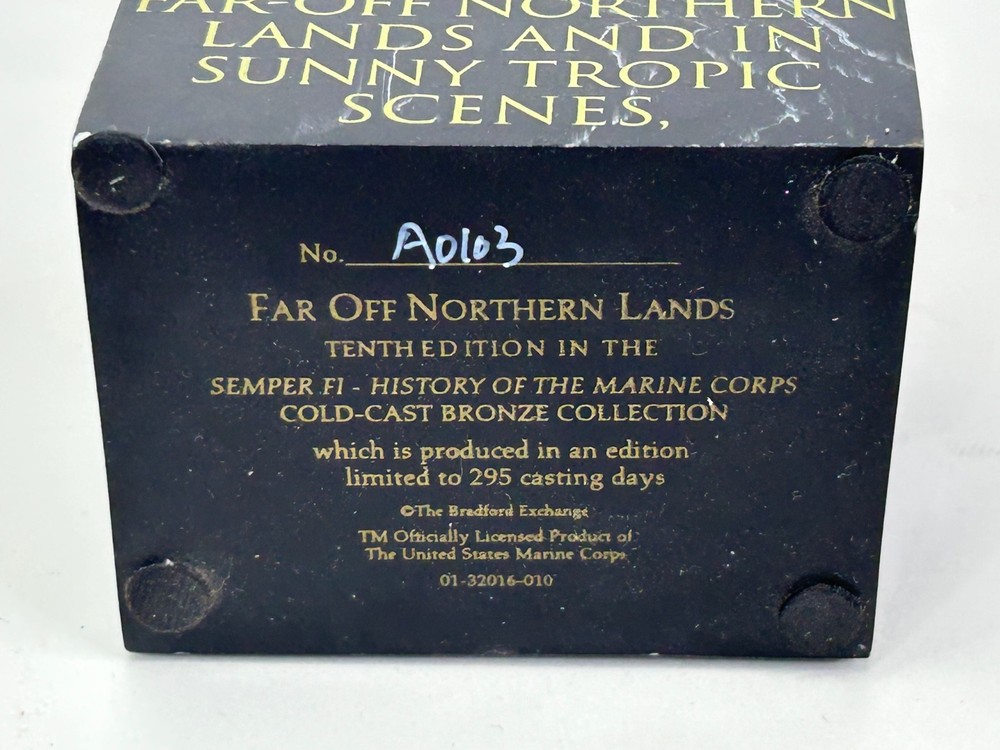 Bradford Exchange US Marine Corps Statue