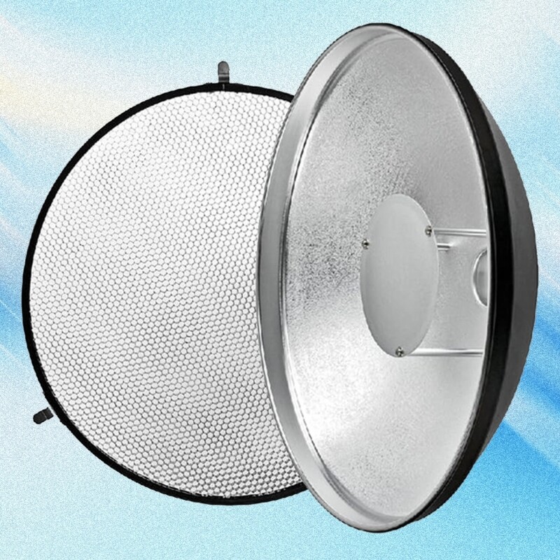 Grid Flash Diffuser Beauty Dish ADS3 with Grid for AD200\AD360/II Light Control