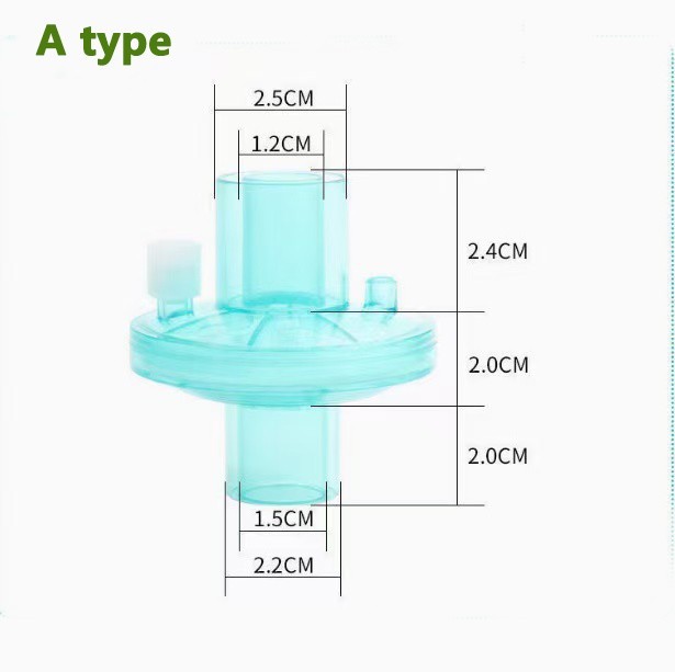 5PCS Inline Air Filter Connector Moisture Exchang Option Double Swivel Adapter