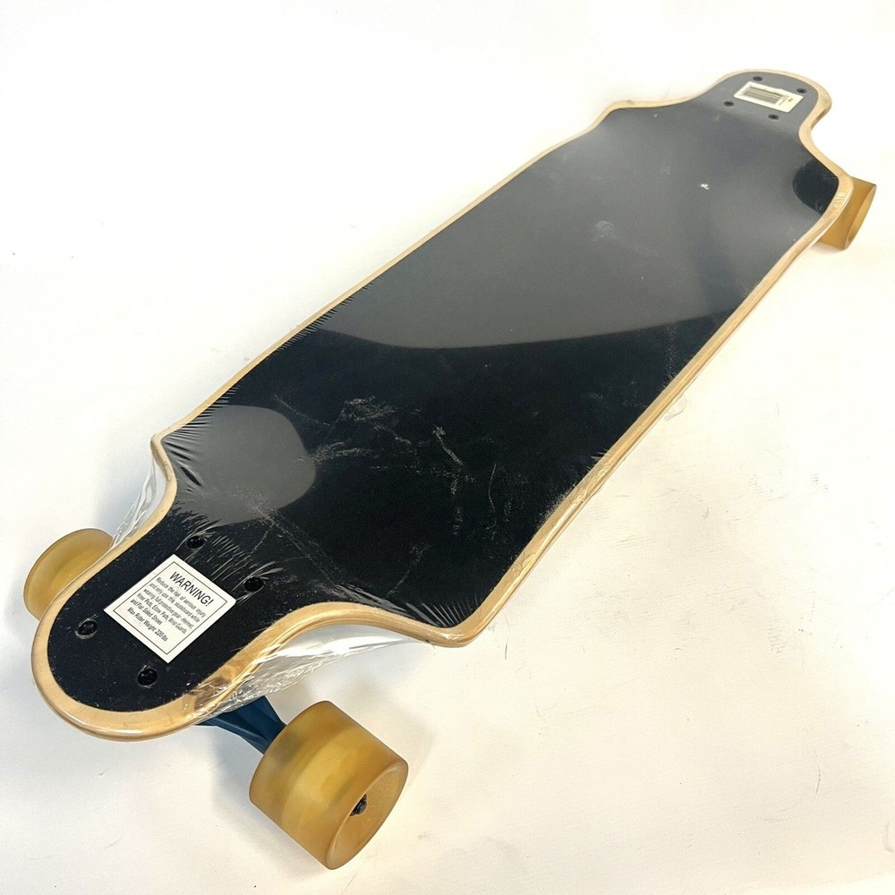 Kryptonics 32” Drop-Down Full Concave Longboard Skateboard Maple Checkered NEW