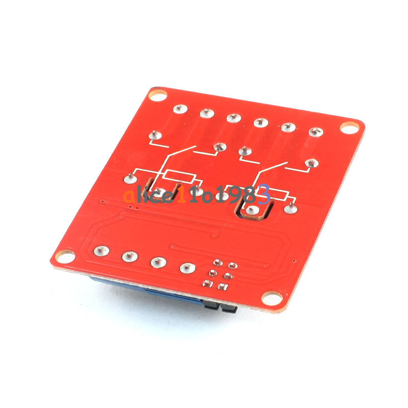 24V 2 Channel Relay Module With Optocoupler High and Low Level Trigger