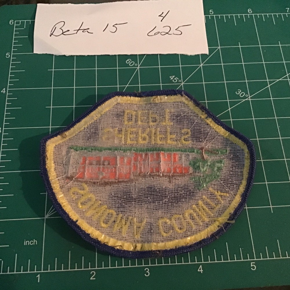 Sonoma County California Sheriff Patch