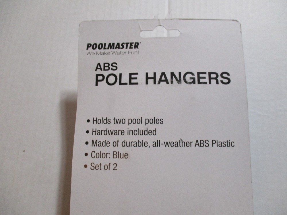 Poolmaster 35609 ABS Pole Hangers Blue Medium