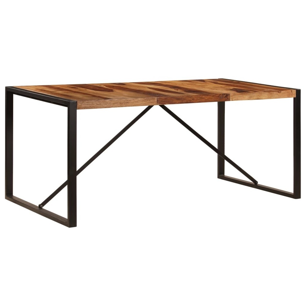 Dining Table Kitchen Table Dining Room Dinner Table Solid Acacia Wood vidaXL