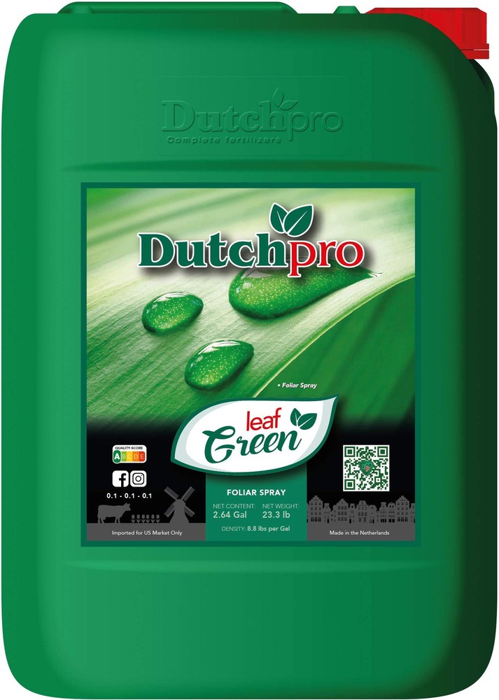 Dutchpro Nutrients Leaf Green: Foliar Spray That Improves Plant Leaf Nutrient