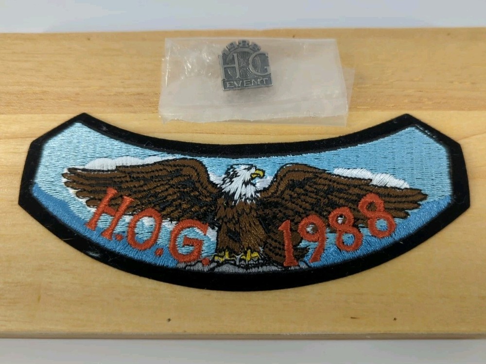 1988 HOG Membership Rocker Patch HARLEY DAVIDSON OWNERS GROUP