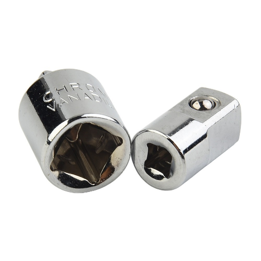 Workshop Repair Handheld Tools Silver Wrenches Ratchet Socket Adapters