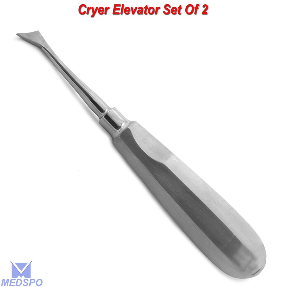 Surgical Left & Right Cryer Elevators Teeth Extraction Oral Surgery Instruments
