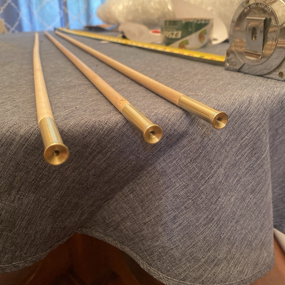 Hickory Ramrod 25 1/2"(L) X 3/8? (D) . CVA Frontier Hunter, Bobcat muzzleloader.