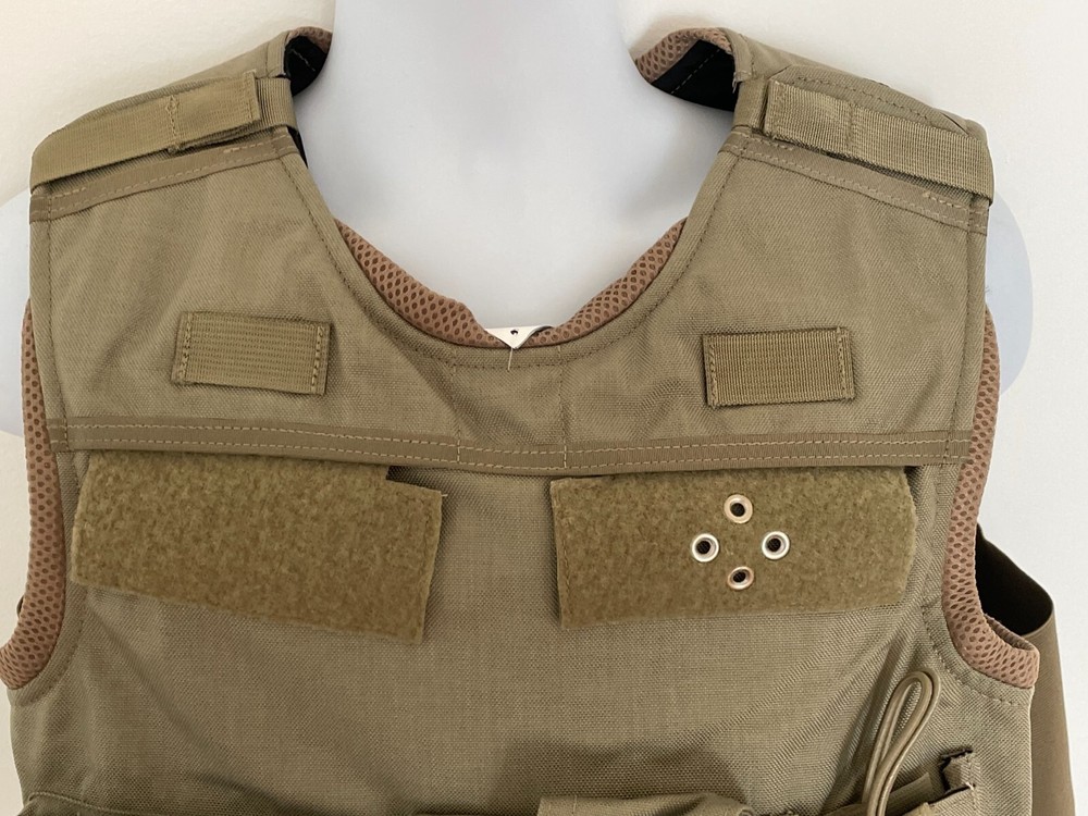 SECOND CHANCE Standard Fix Pocket Armor Carrier Side Open Medium 2215-2216 Tan