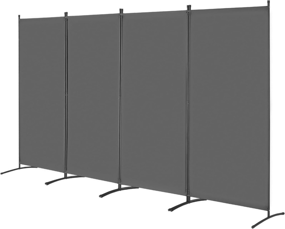 Room Divider 4 Panel Room Divider Folding Privacy Screen & Portable Partition