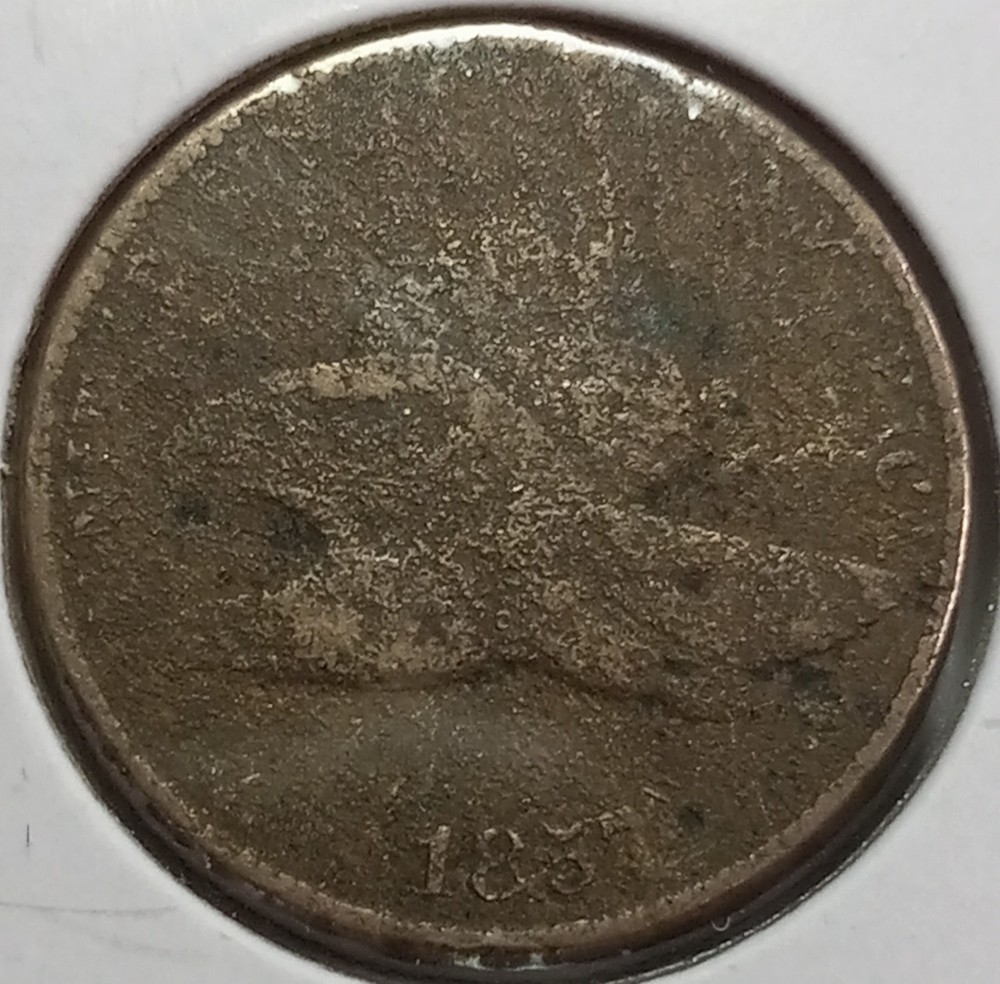 1857 Flying Eagle Cent Penny