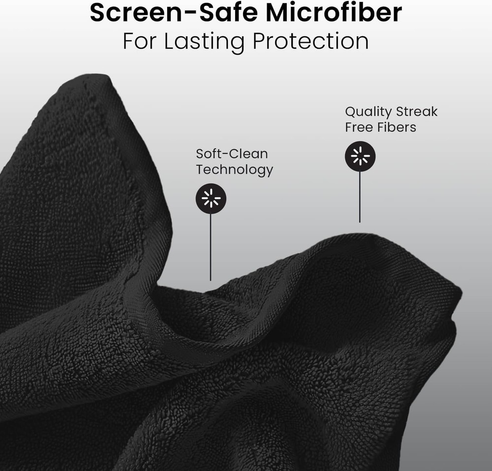 Versatile Screen Cleaning Kit - Safe for TVs, Monitors & Tablets - 1 Pack