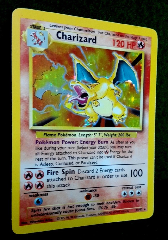 Charizard 004/102 Base Set (Shadowless) Holo！！
