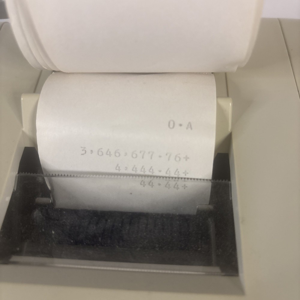 Vintage Sharp EL-1197PII Printing Calculator Tested Working