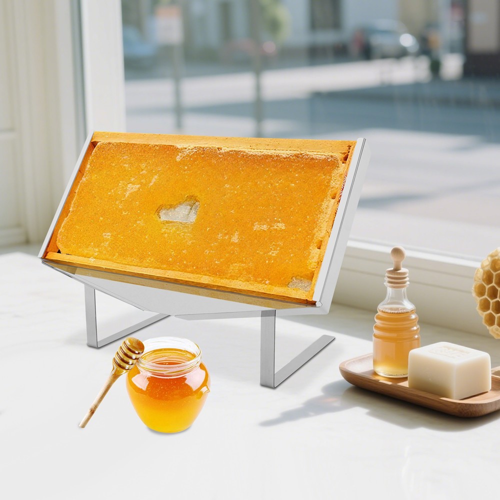 Honeycomb Frame Display Stand Beekeeping Showing Rack Honey Uncapping Holder