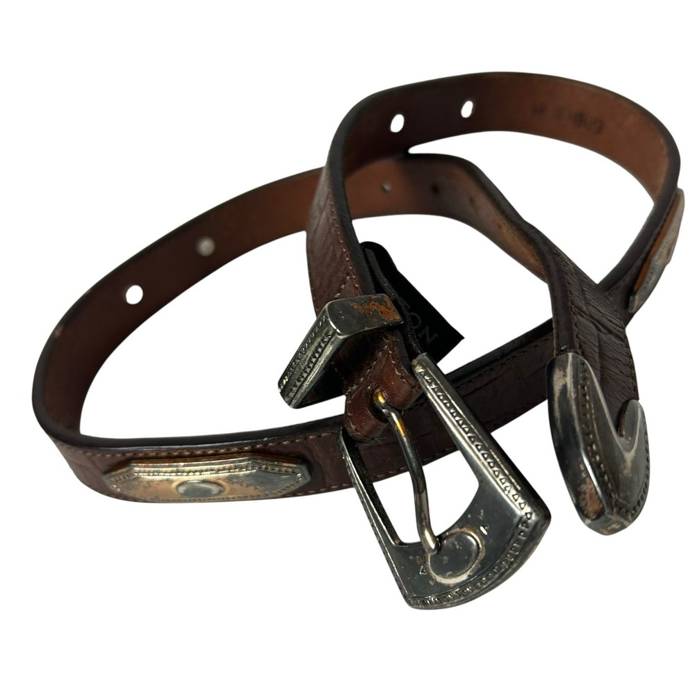 Brighton womens belt Brown Leather Size M