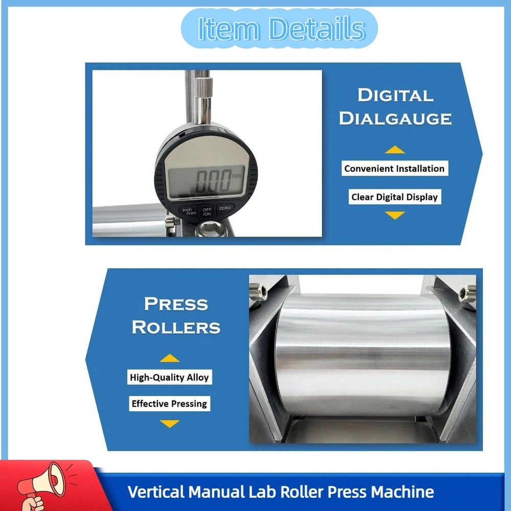 Roll-to-roll Machine Anode/cathode Sheet Calendering Machine Press Roller