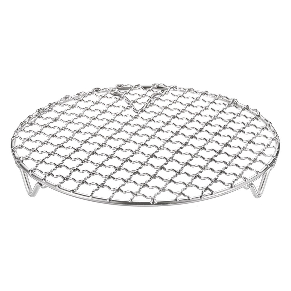Cooling Rack, 7.1" Round Baking Rack with 20mm Legs [Silver]