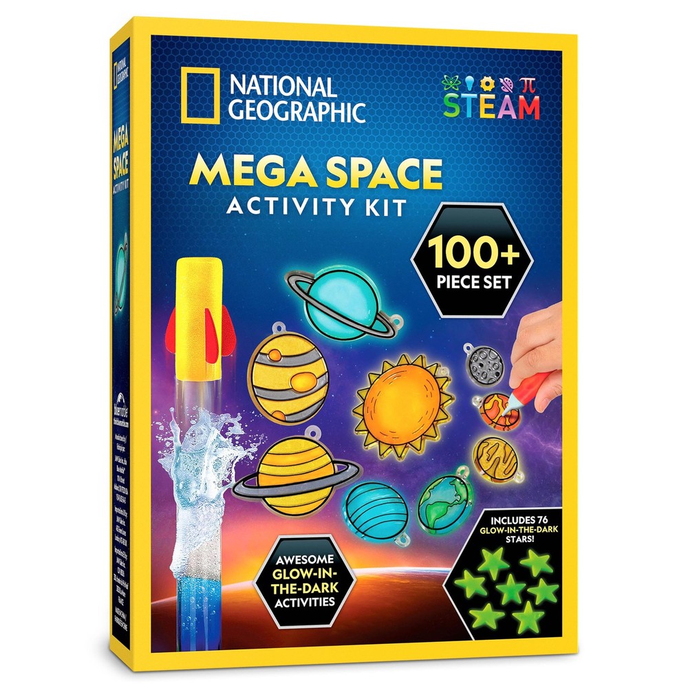 National Geographic Mega Space Activity Kit - Glow in One Size, Multicolor