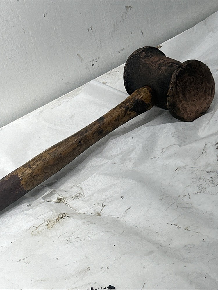 Vintage Copper Mallet, 5.5# Copper Hammer