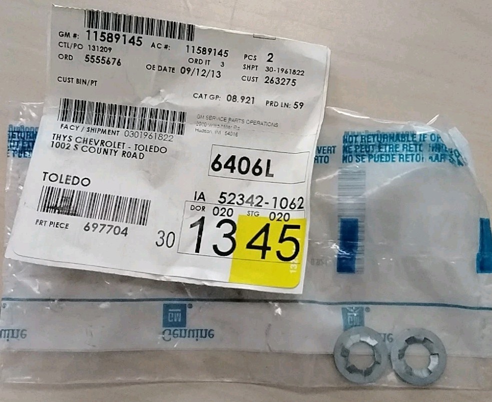 Genuine GM Multi-Purpose Nut 11589145