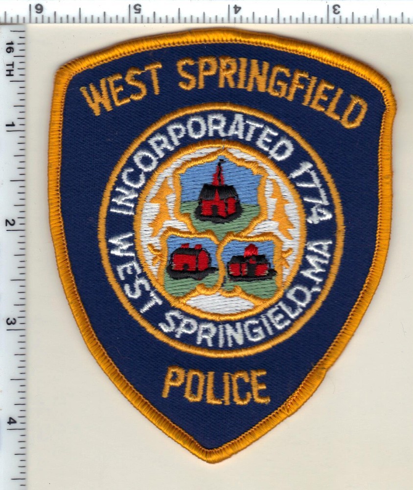 West Springfield Police (Massachusetts) Shoulder Patch  new from 1992