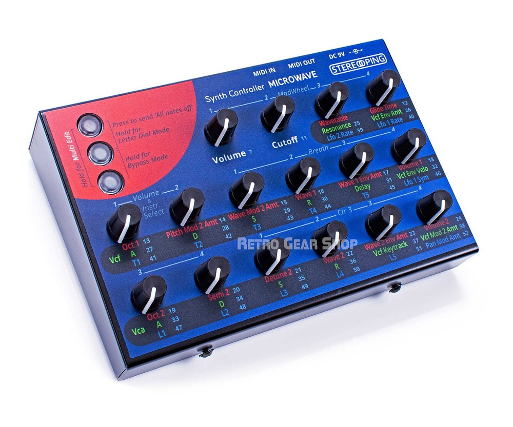 Stereoping CE-1 Midi Controller for Waldorf Microwave 1 Rare Vintage Synth