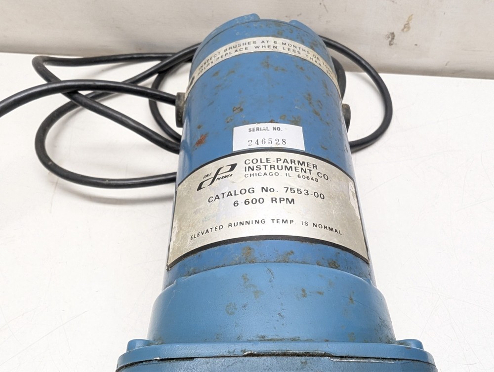 Cole-Parmer 7553-00 Masterflex Peristaltic Pump w/ Solid State Speed Control