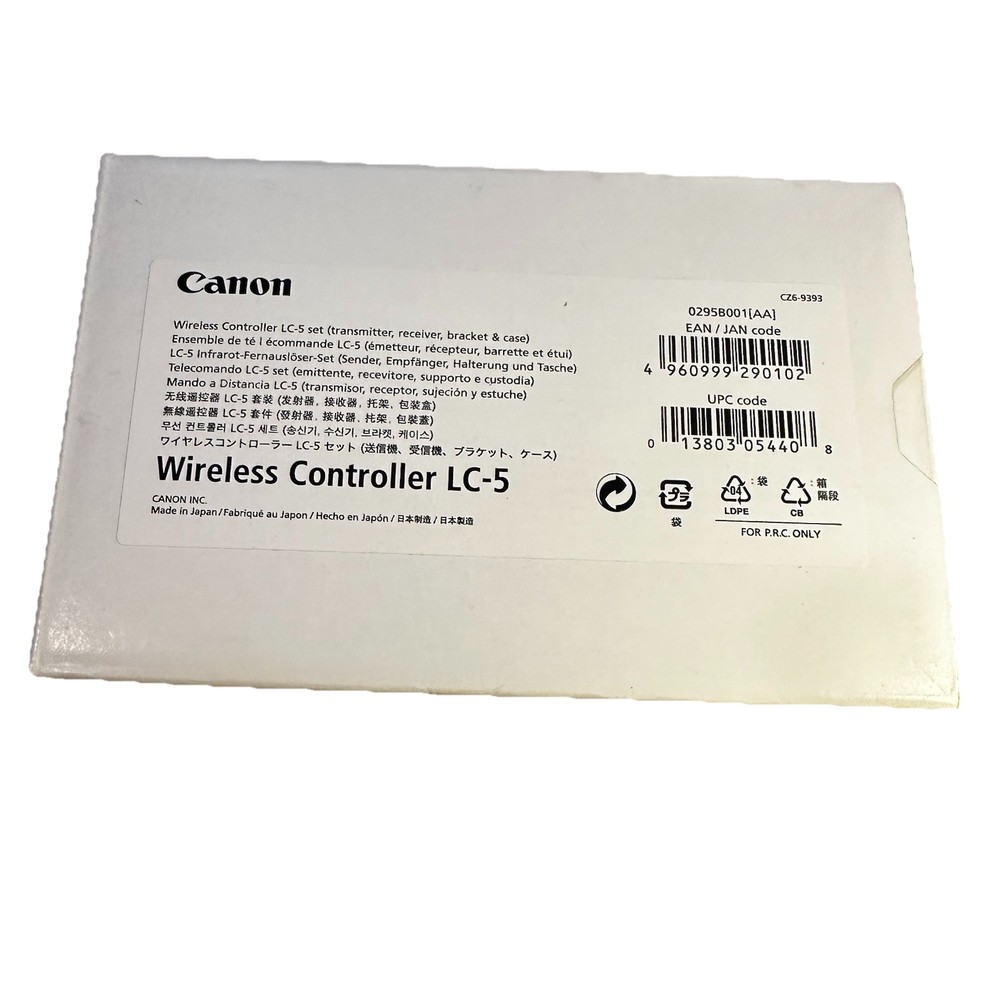 NEW Canon Wireless Controller LC-5 (Transmitter, Receiver, Bracket, Case)