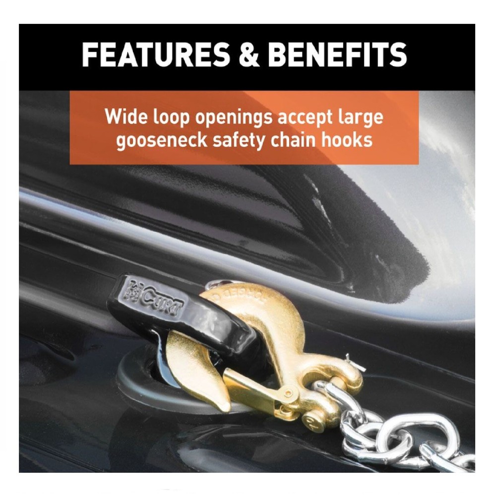 Curt 60617 RAM Safety Chain Anchors