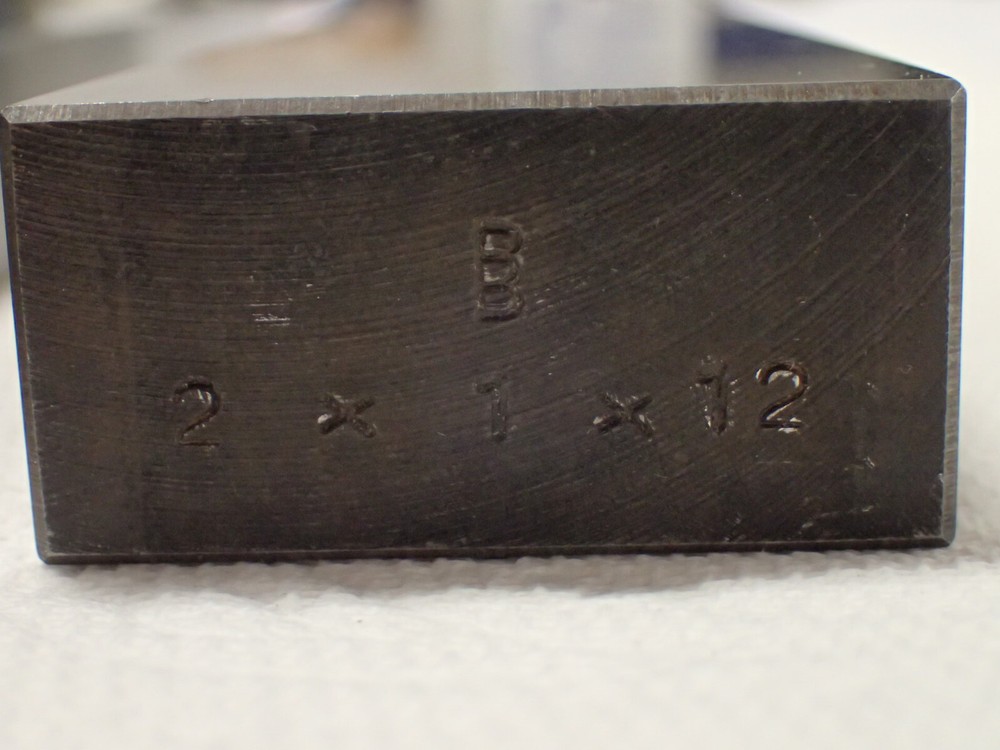 ENGINEERS PARALLELS STEEL BLOCKS 2x1x12''