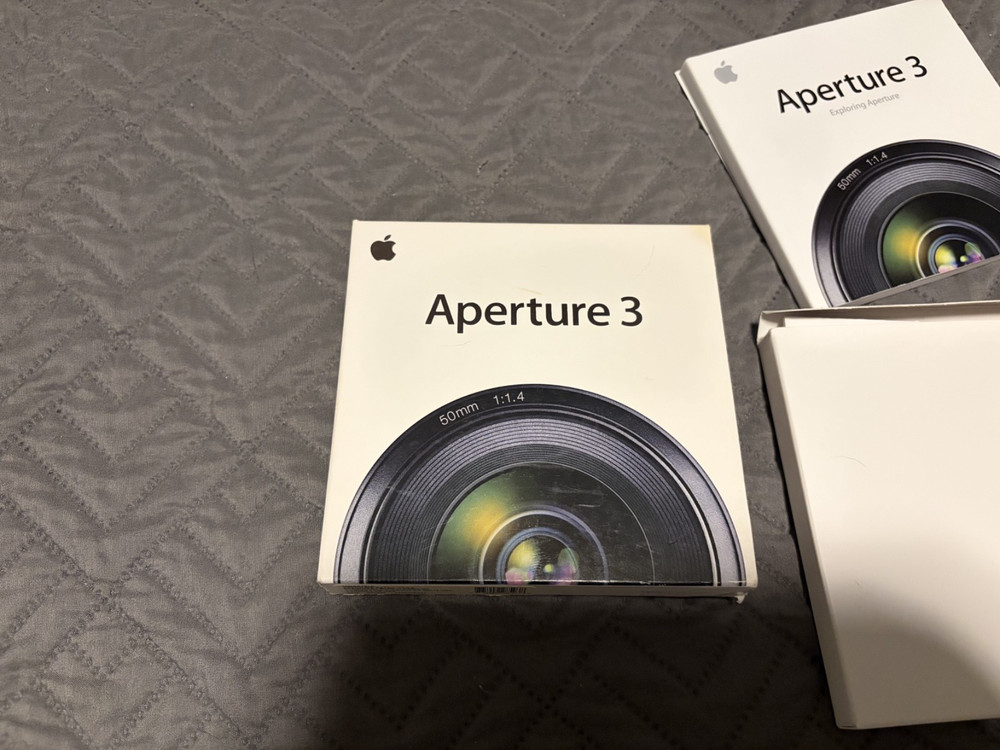 Apple Aperture 3 Software Installation DVD Retail Version V3.0
