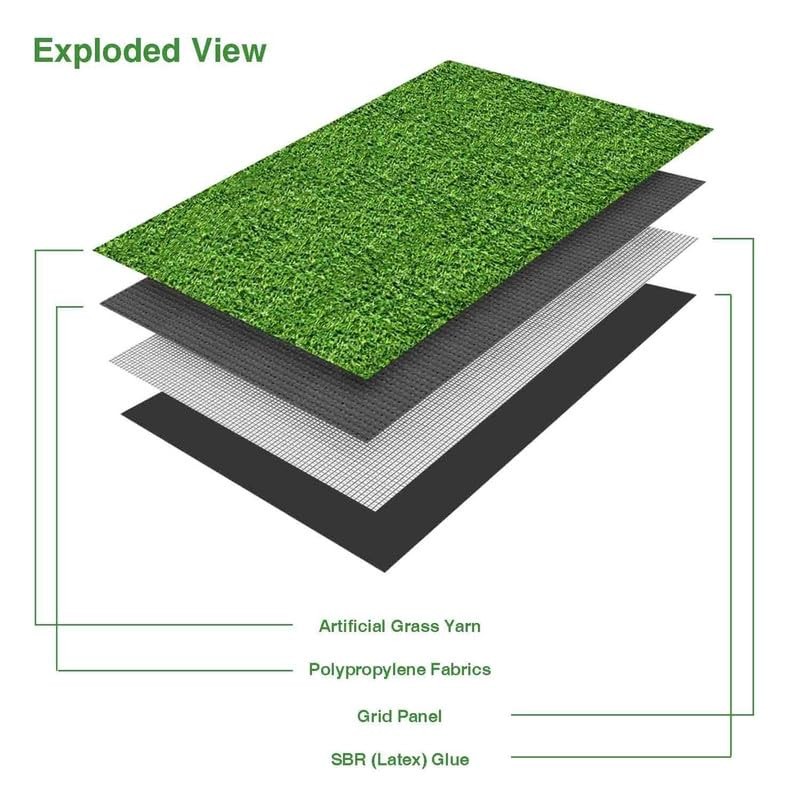 Golf Putting Green Turf 0.47 Custom Size 5FTx10FT Multi-use Artificial Grass ...
