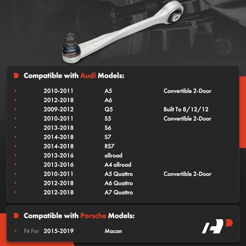 Front Left Forward Upper Control Arm - Ball Joint & Bushing - Compatible