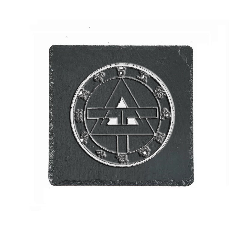 Ancient Order of Druids Slate Coaster