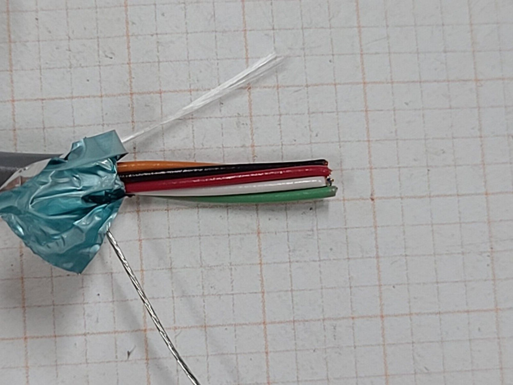 Carol E2008S 22/8C Shielded Communications/Security Cable Riser CMR Gray /50ft