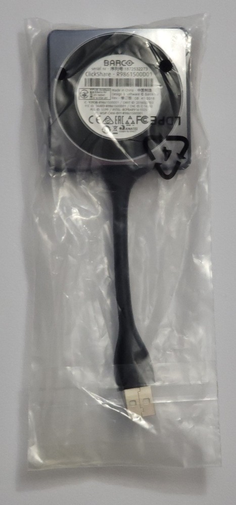 Barco ClickShare Button Switch Gray - R9861500D01