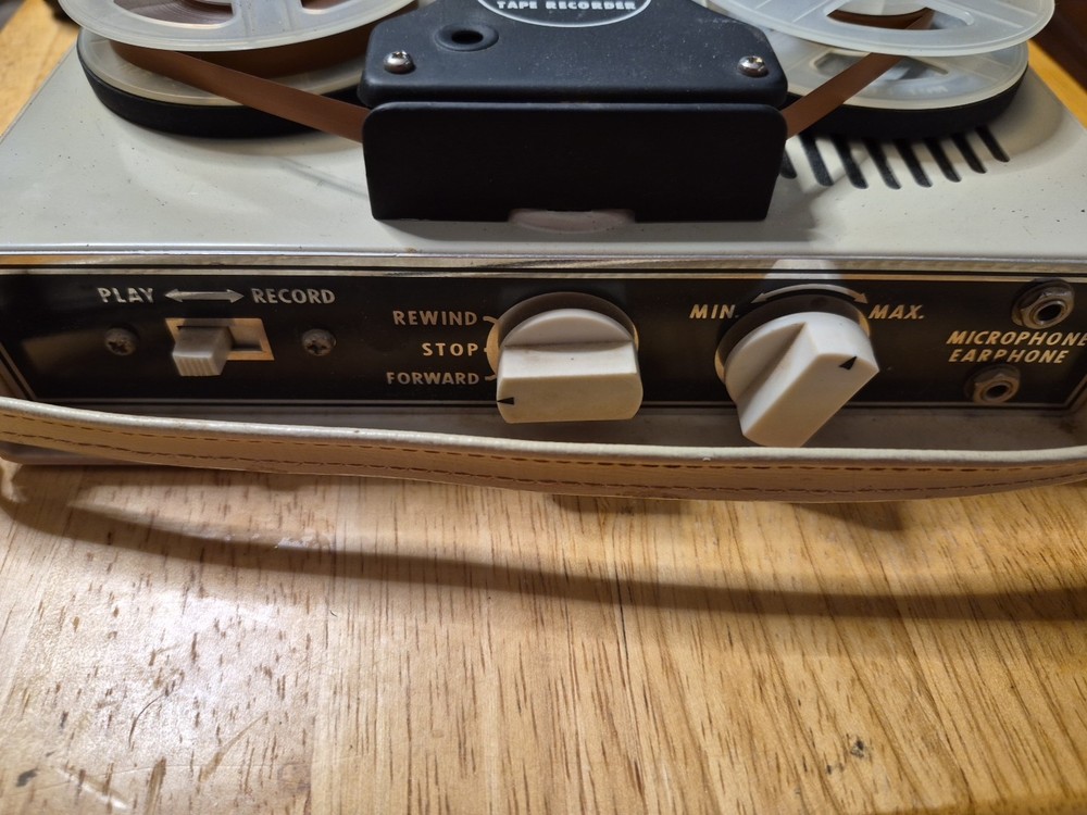 Vintage Apolec 4 Transistor Tape Recorder ~ Model Ra-11, Untested