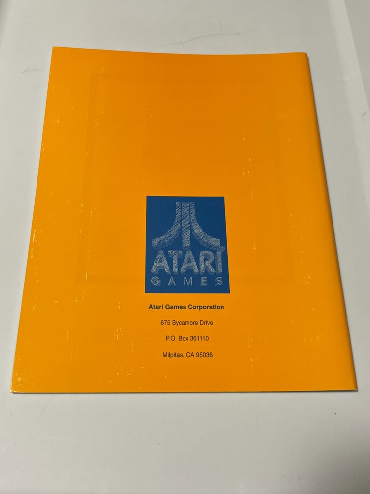 ATARI 1991 OFF THE WALL UNIVERSAL KIT INSTALLATION INSTRUCTIONS MANUAL