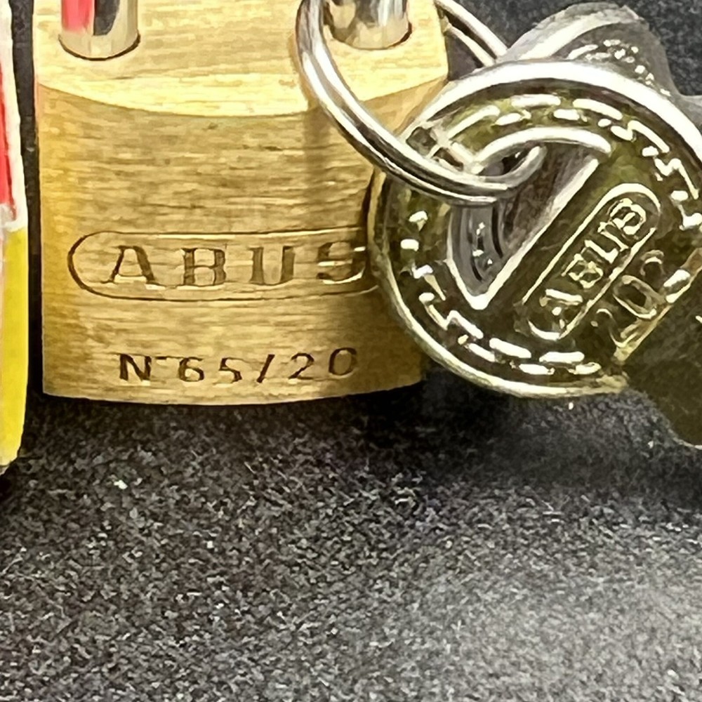 ABUS 65/20 Solid Brass Padlock T1