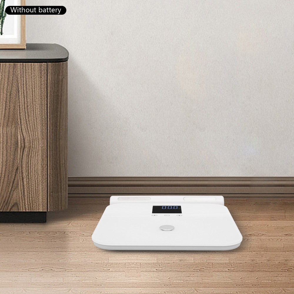 Multifunctional Intelligent Electronic Scale White 8 Eletrode Body Fat Scale