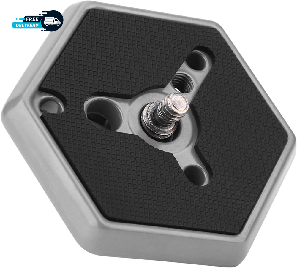 Bogen Hexagon Quick Release Plate for Tripod Camera
