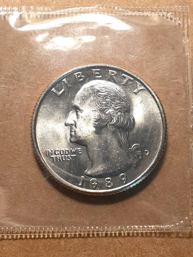 1989 D WASHINGTON QUARTER