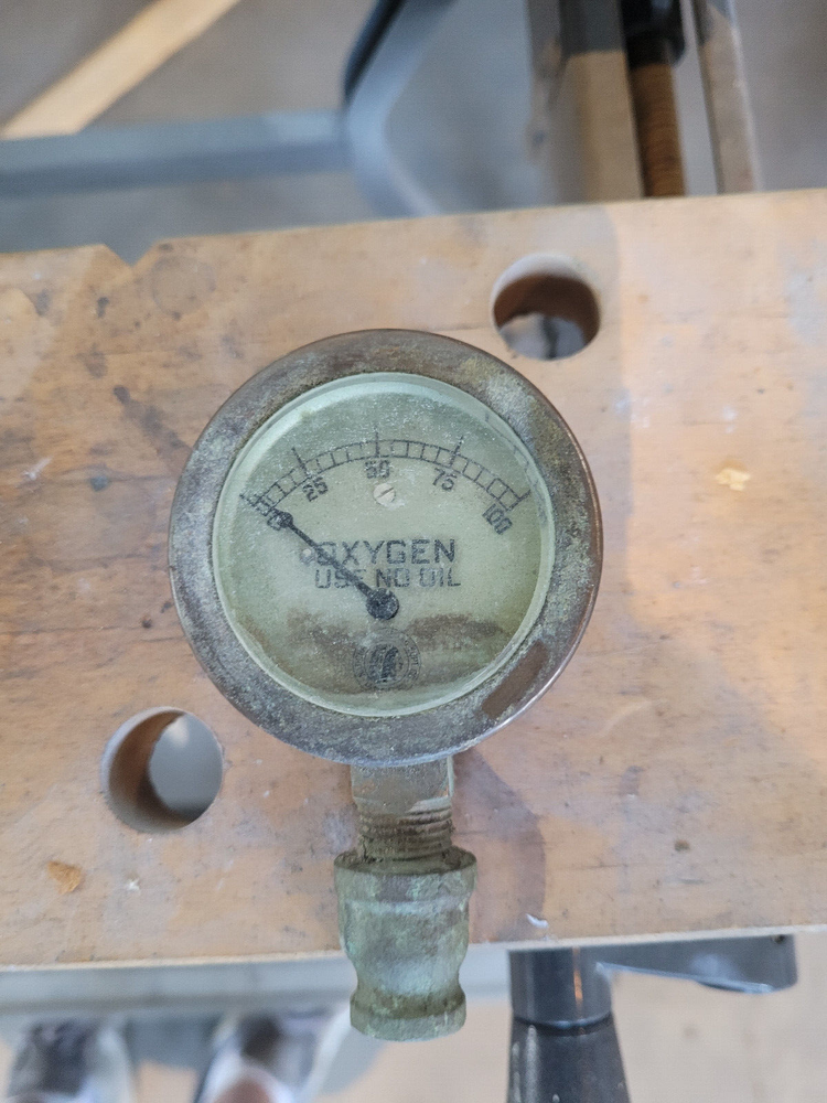 Vintage Antique Marine Oxigen meter