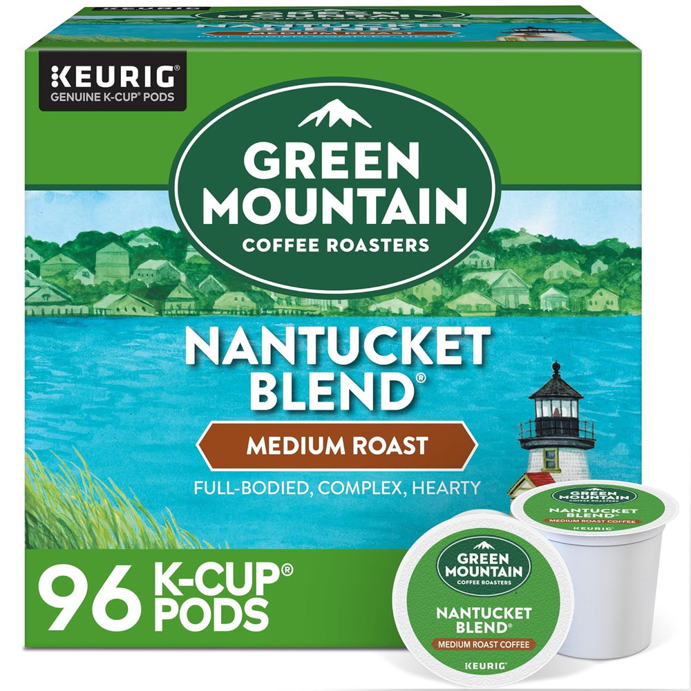 Nantucket Blend Medium Roast K-Cup Pods, 96 Count for Keurig