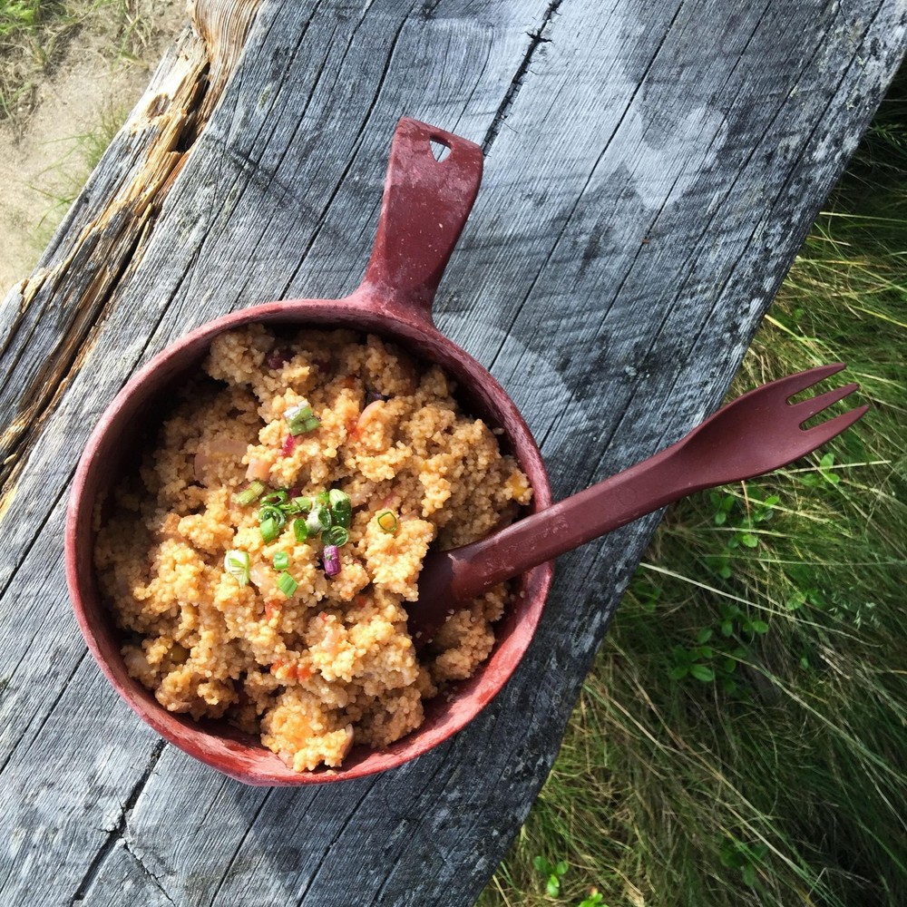 Short Spork - Eco Dishware - Light & Durable Brown
