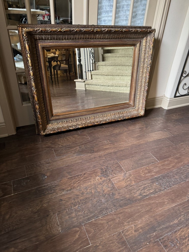 Gilded Ornate Baroque Large Vintage Wall Mirror